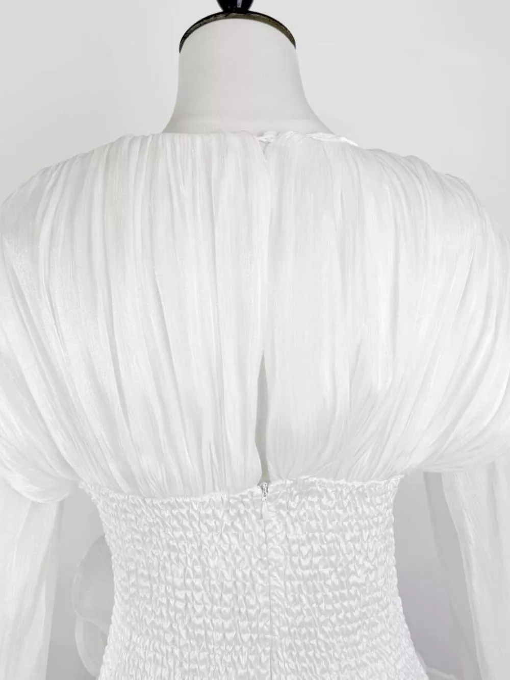 Ruffled Long Sleeve Mini Dress, image 30