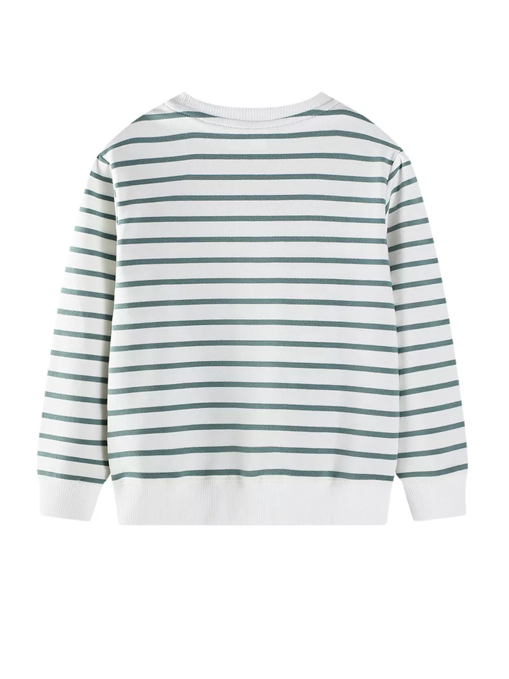 Children's Striped Tractor Crew Neck Sweatshirt, image 3