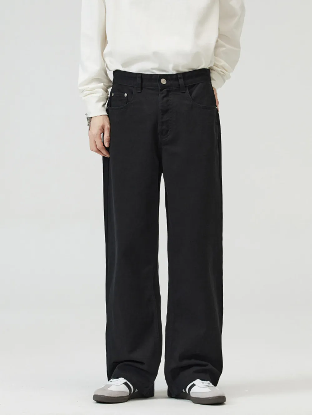 Men's Full Size Wide-Leg Pants Plus Size, image 2