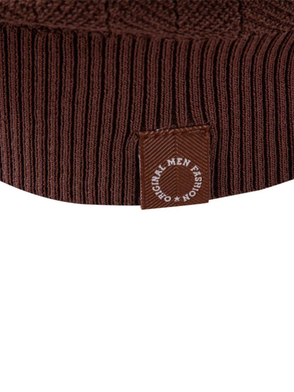 Men's Short Sleeve Knit Polo Shirt, image 5