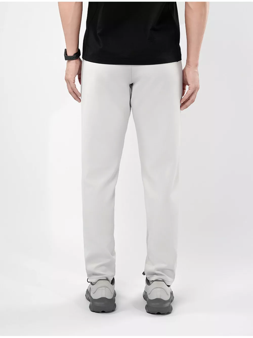 Men's Plus Size Stretch Elastic Waistband Pants with Side per Pockets, image 5