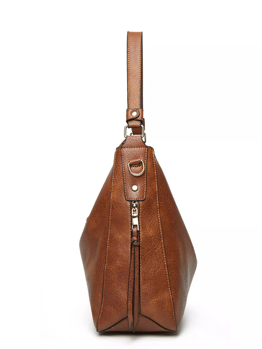 Classic Minimalist PU Leather Shoulder Bag with Spacious Capacity, image 6