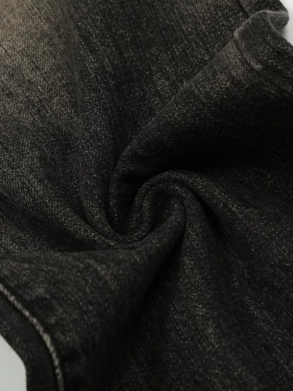 Men's Distressed Cat's Whisker Washed Bootcut Jeans, image 18