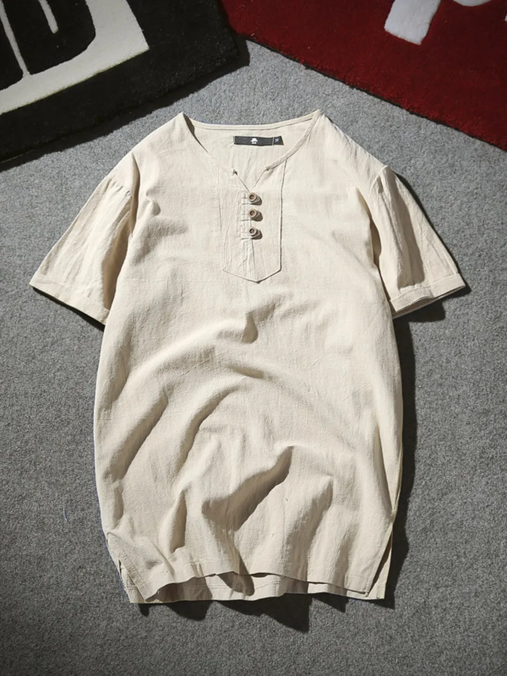 Men's Plus Size Casual Short Sleeve Shirt, image 2