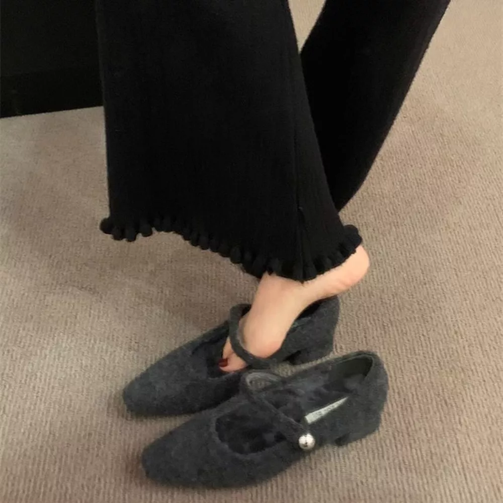 Elegant Block Heel Mary Jane Loafers, image 8