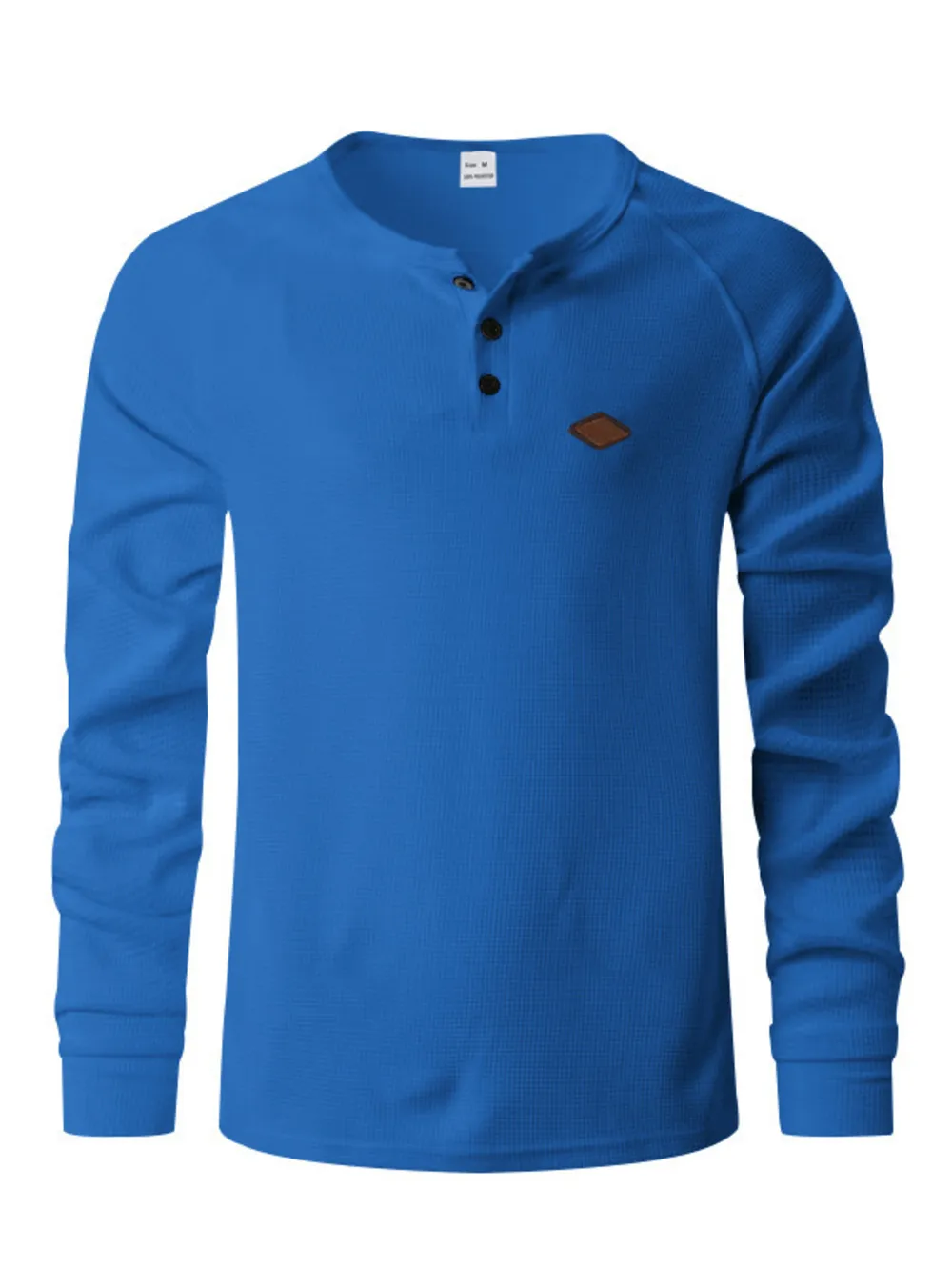 Men's Full Size Button Detail Long Sleeve T-Shirt Plus Size, image 14