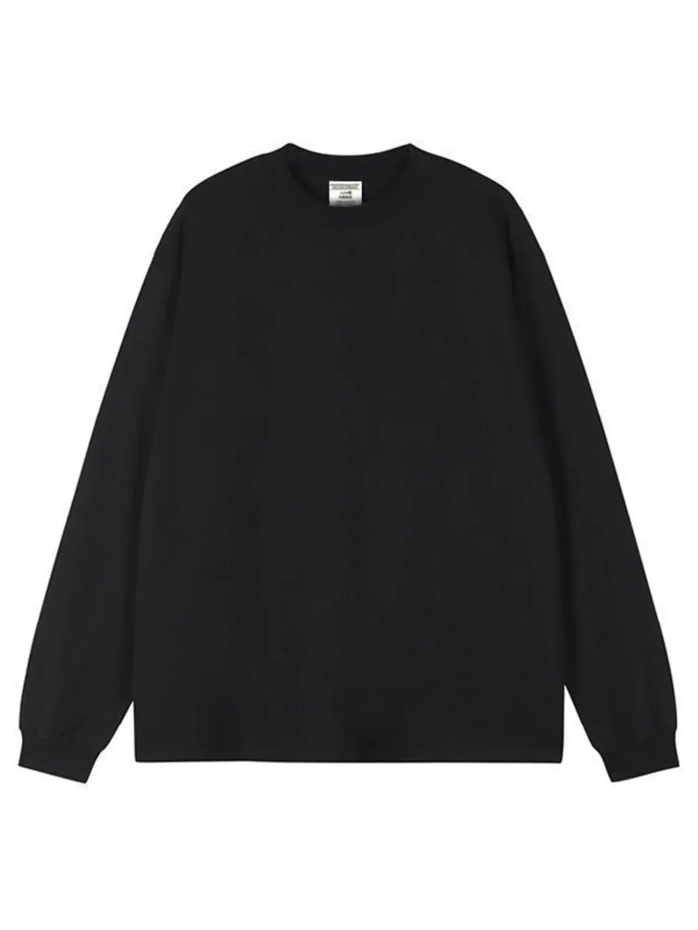 Men's Plus Size Round Neck Long Sleeve T-Shirt