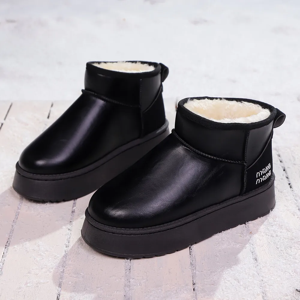 Faux-Fur Platform Ankle Boots, image 5