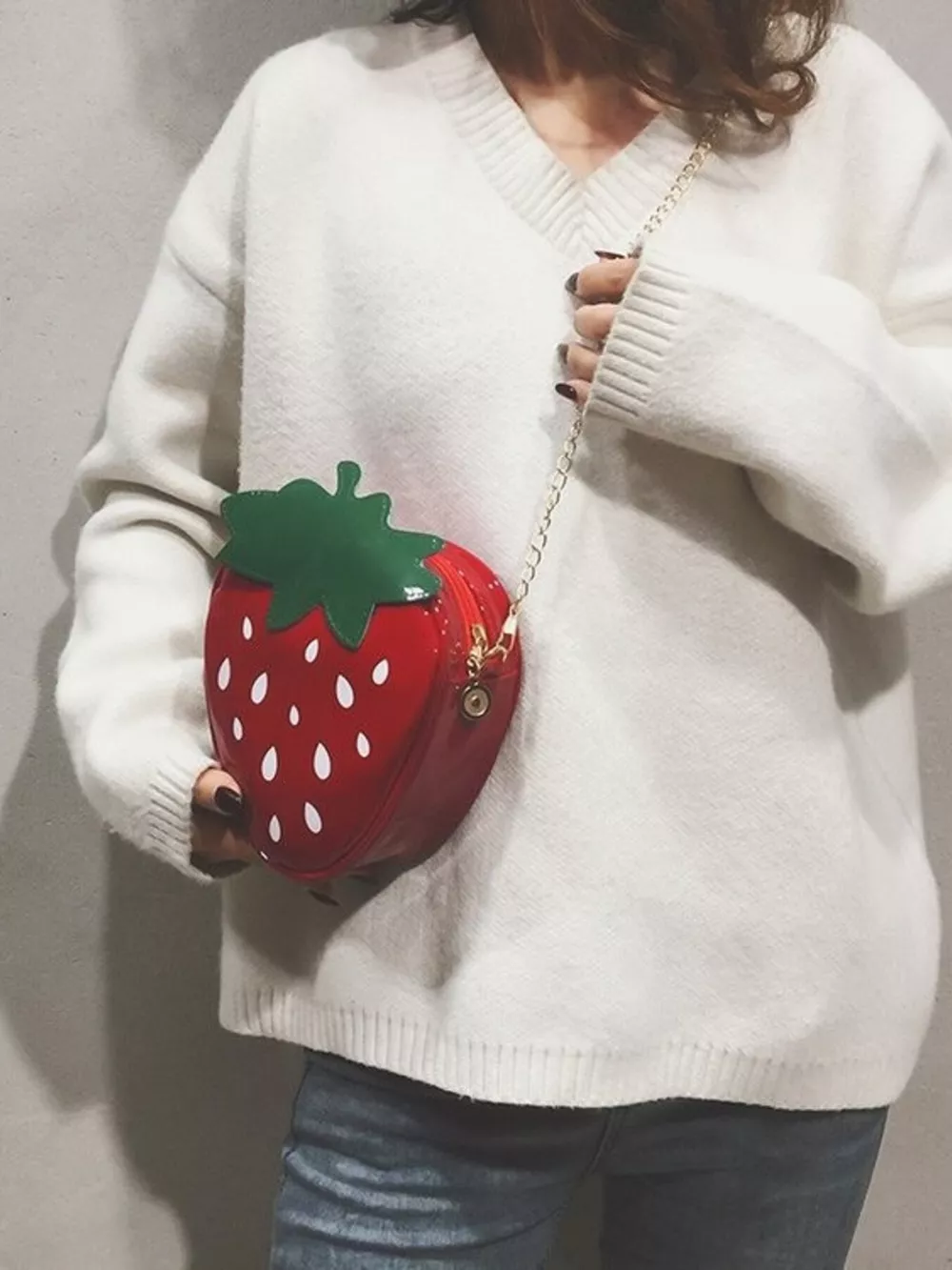 Strawberry Shaped Crossbody Bag, image 11