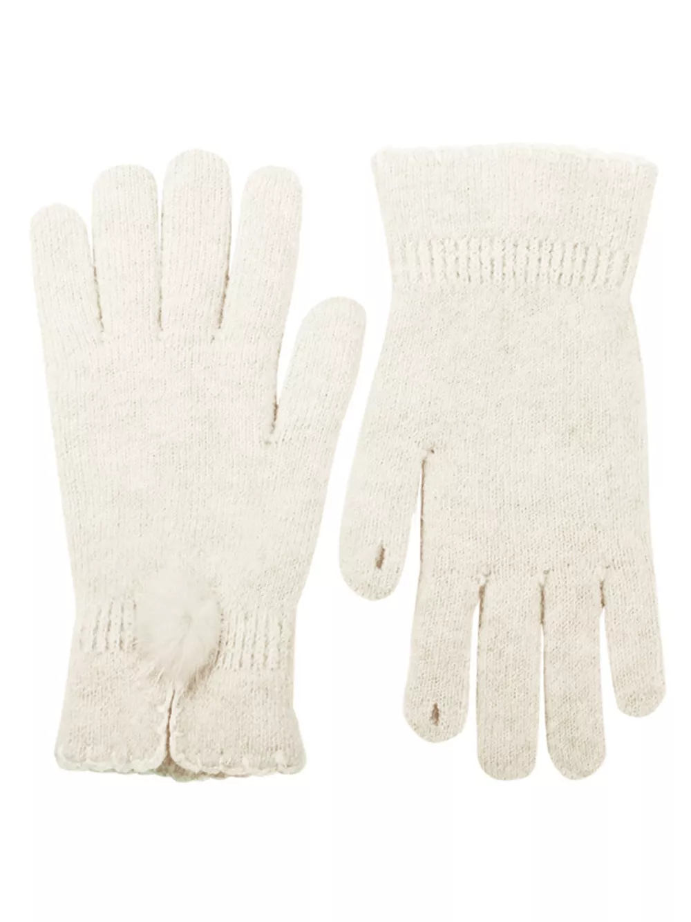 Pom-Pom Detail Gloves, image 2