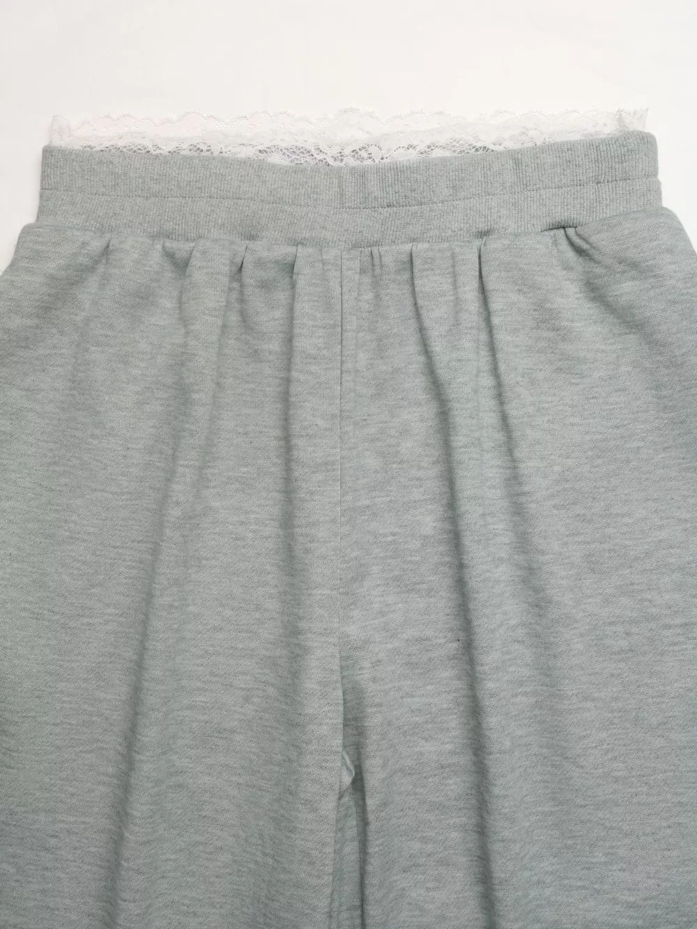 Lace Detail Wide Leg Casual Pants, image 13