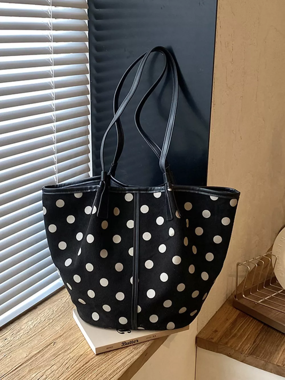 Polka Dot Tote Bag, image 2