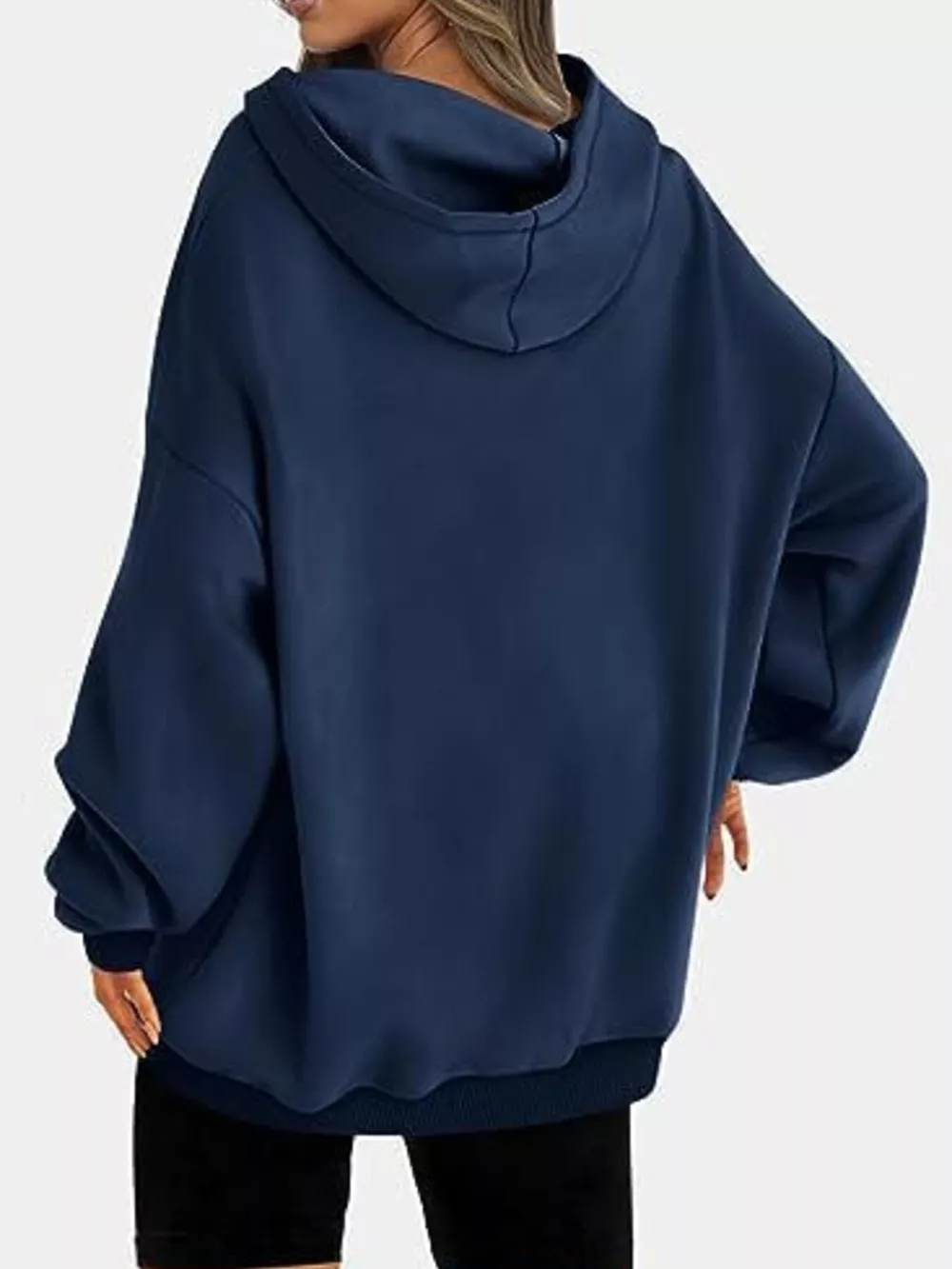 Drop Shoulder Long Sleeve Hoodie, image 29