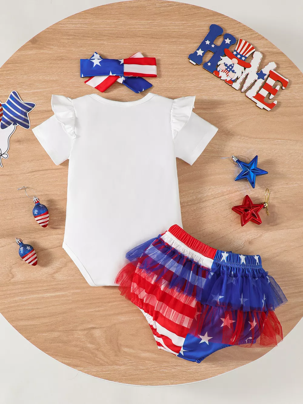 Children's 4th of July US Flag 3 Piece Set, image 2