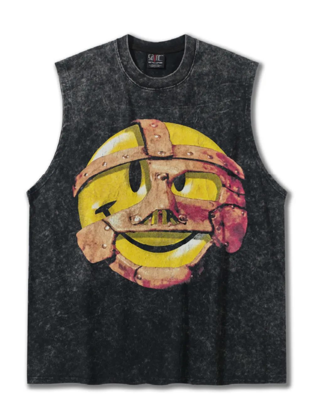 Men's Graphic Round Neck Tank Top, image 6