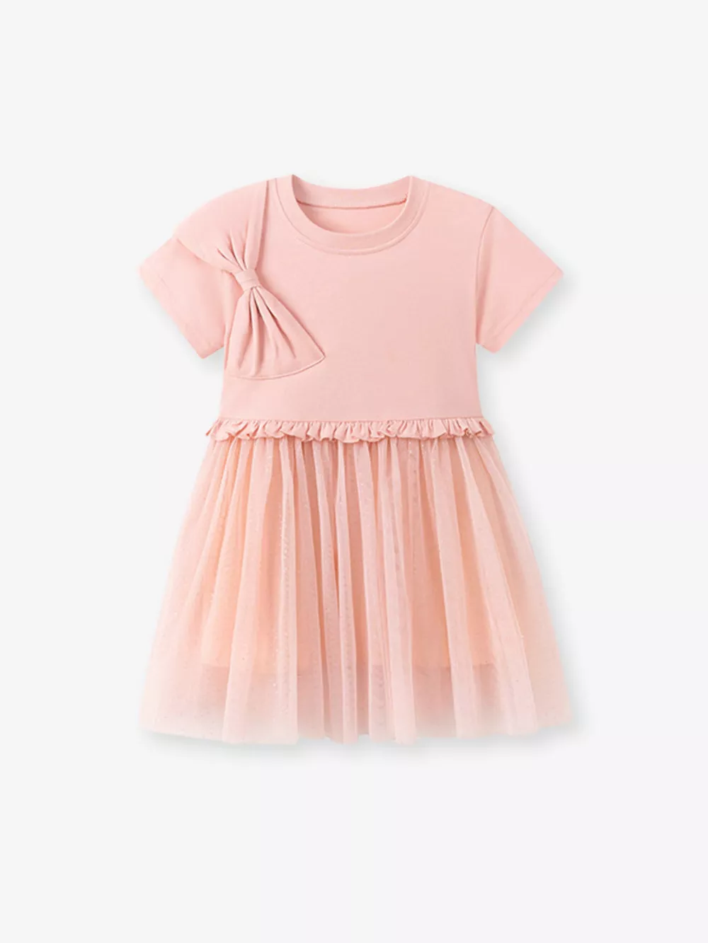 Children's Bow Short Sleeve Dress, image 5
