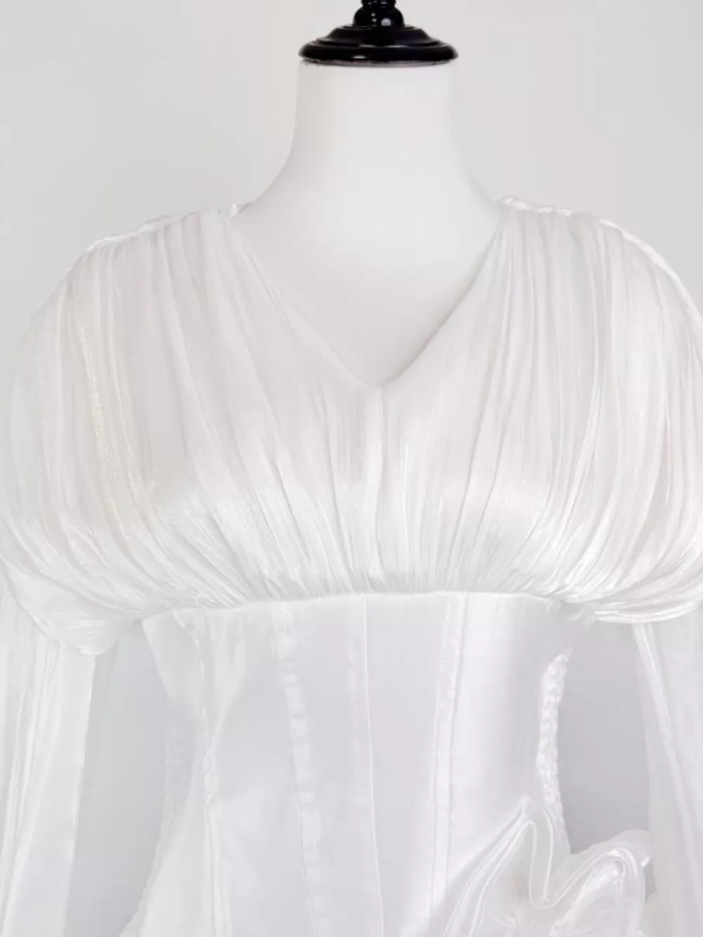 Ruffled Long Sleeve Mini Dress, image 28