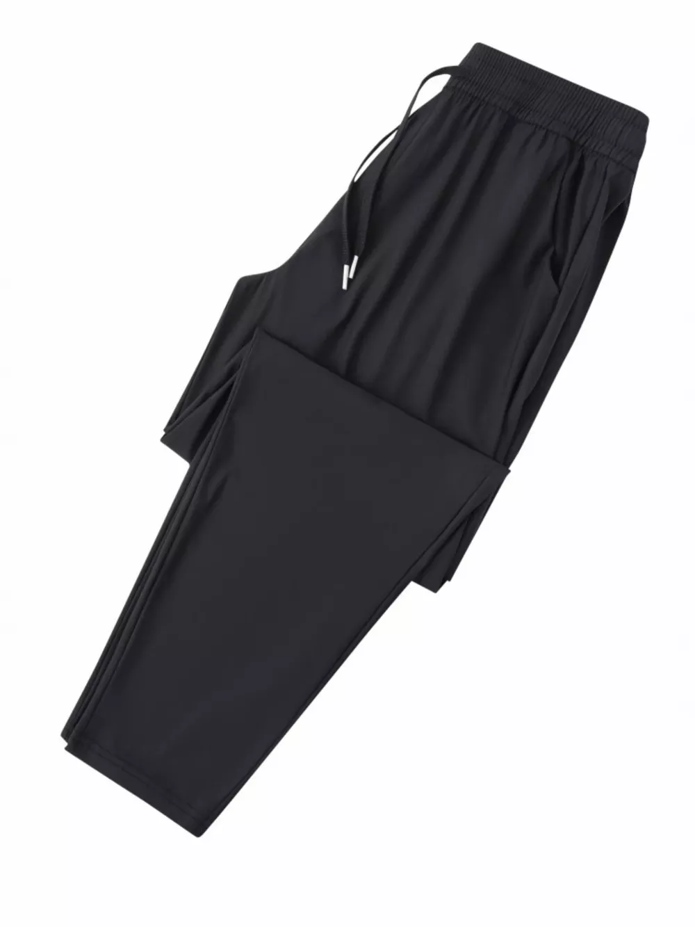 Men's Plus Size Casual Drawstring Wide-Leg Pants, image 6