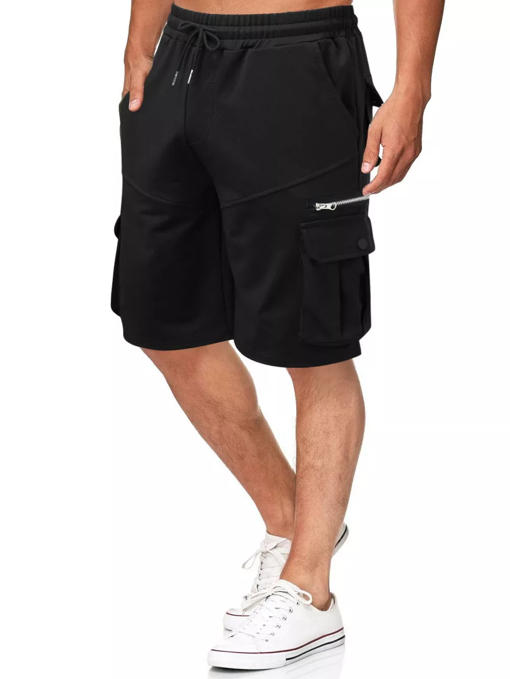 Men's Full Size Drawstring Cargo Shorts Plus Size, image 7