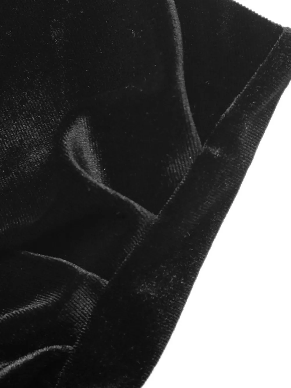 Velvet Mini Skirt with Lace Trim, image 7