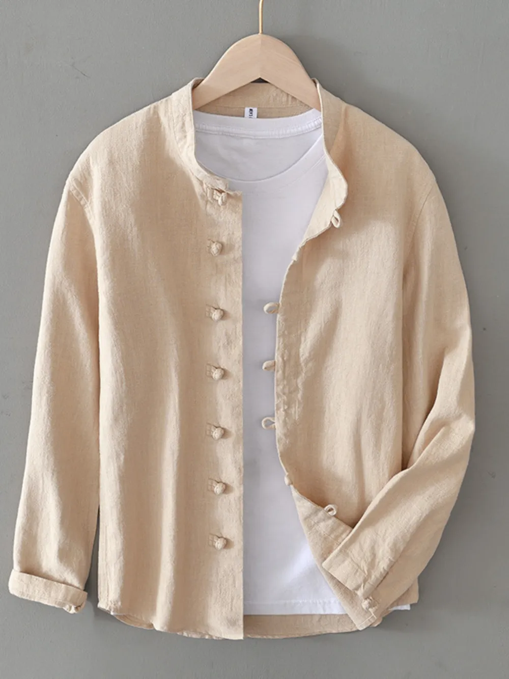 Men's Plus Size Button Up Long Sleeve Shirt, image 7