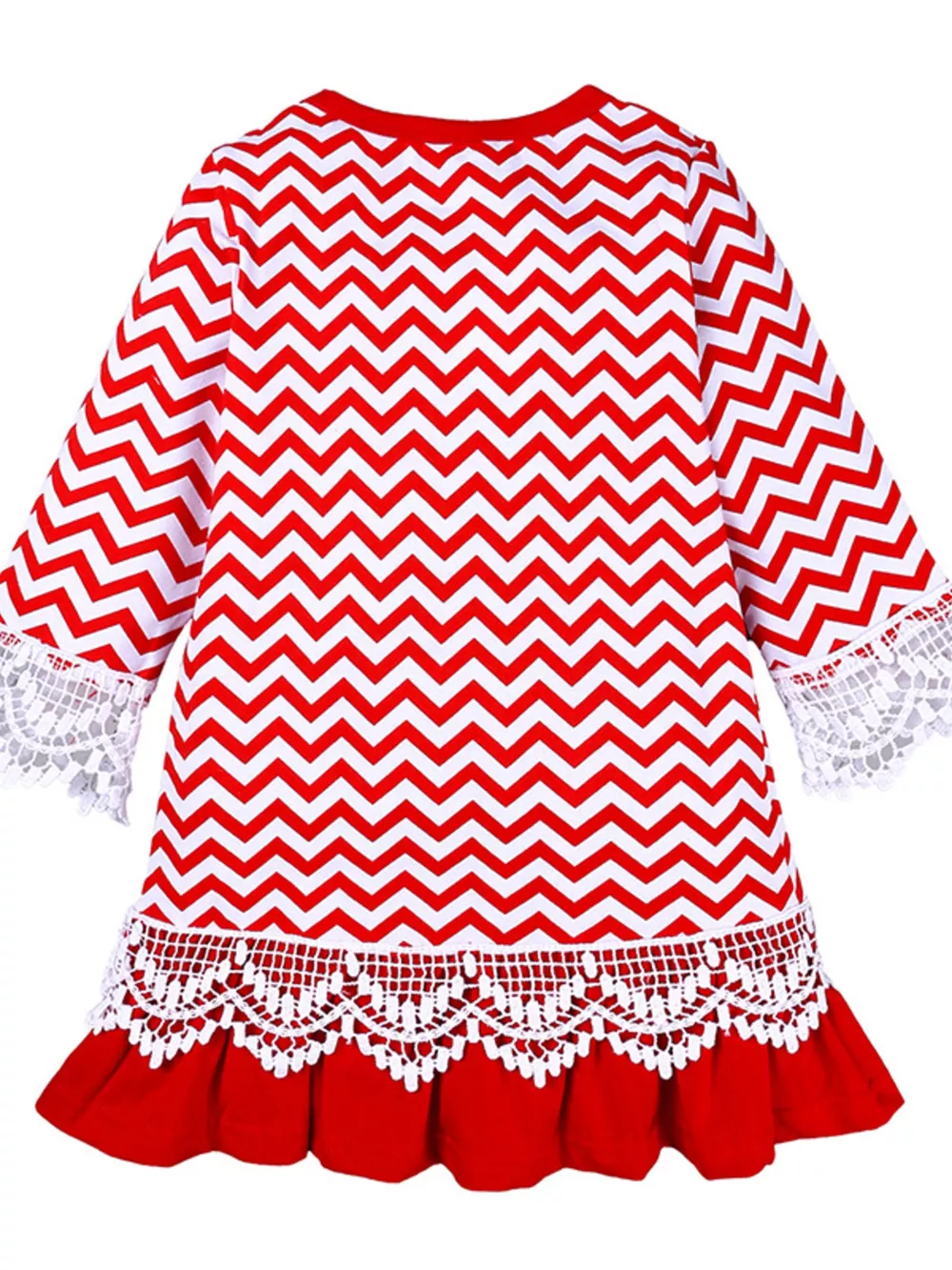 Children's Christmas Santa Long Sleeve Dress, image 2