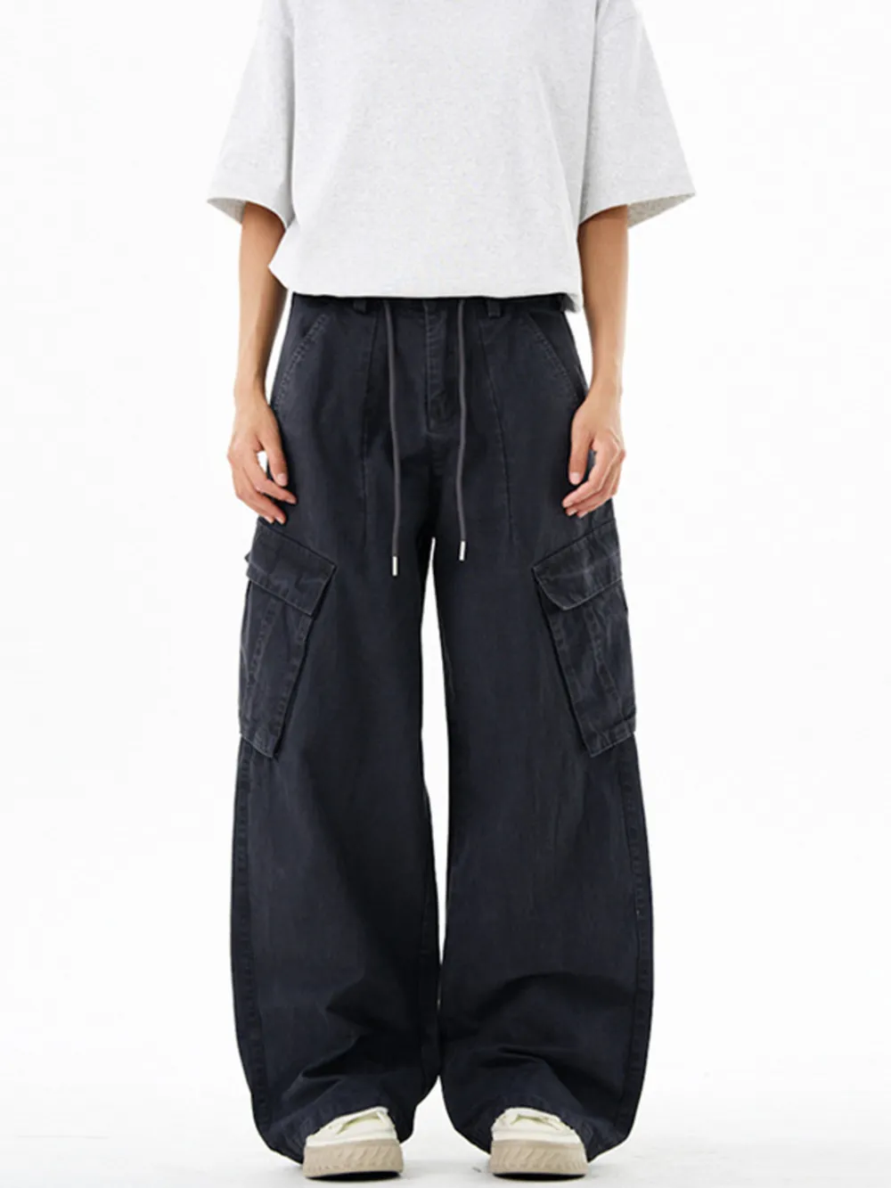 Men's Wide Leg Cargo Pants