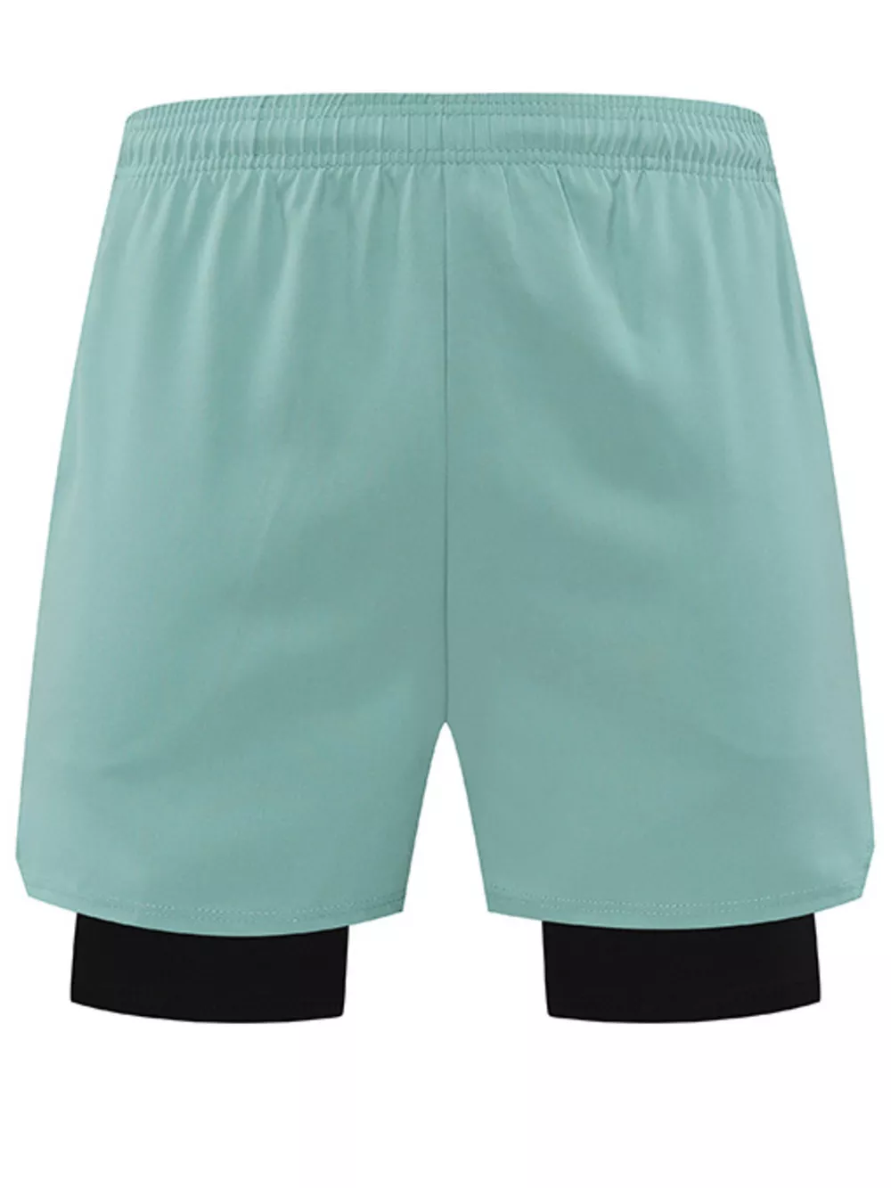 Men's Plus Size Elastic Waist Active Shorts, image 3