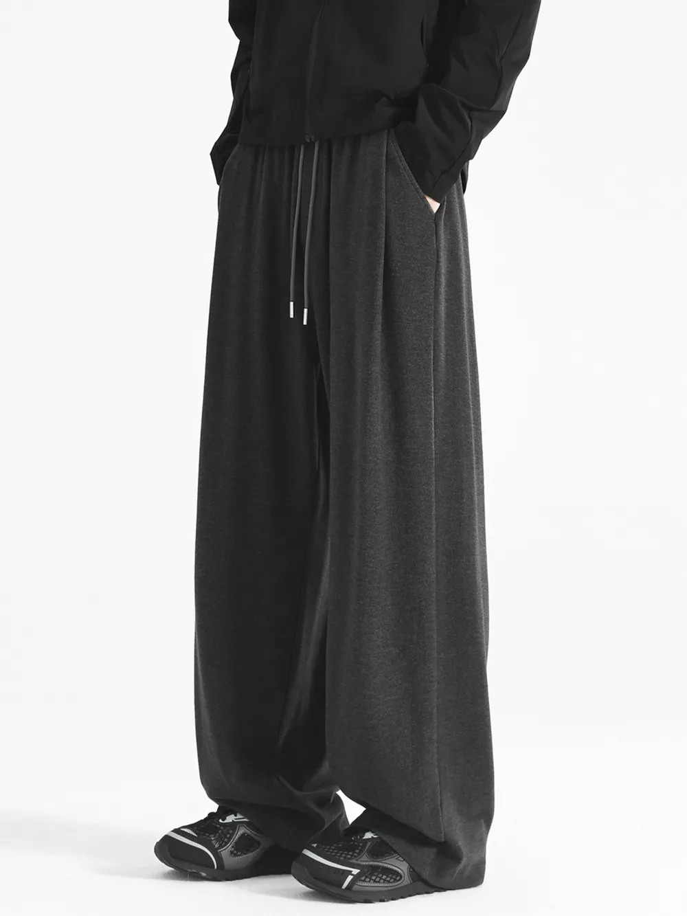 Men's Plus Size Relaxed Fit Drawstring Pants, image 2