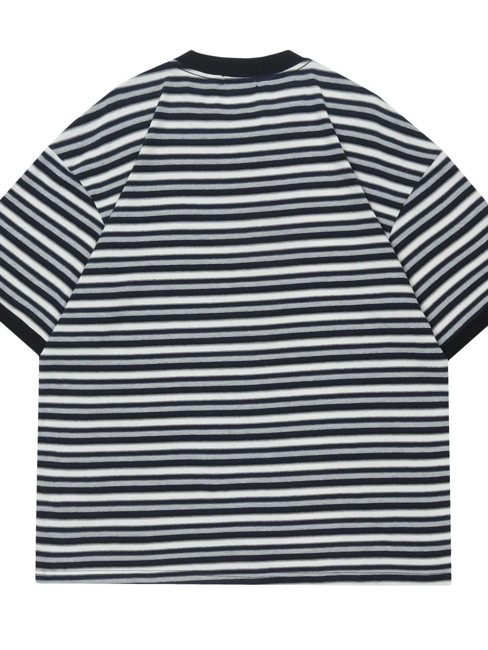 Men's Classic Striped Cotton Crew Neck T-Shirt, image 3