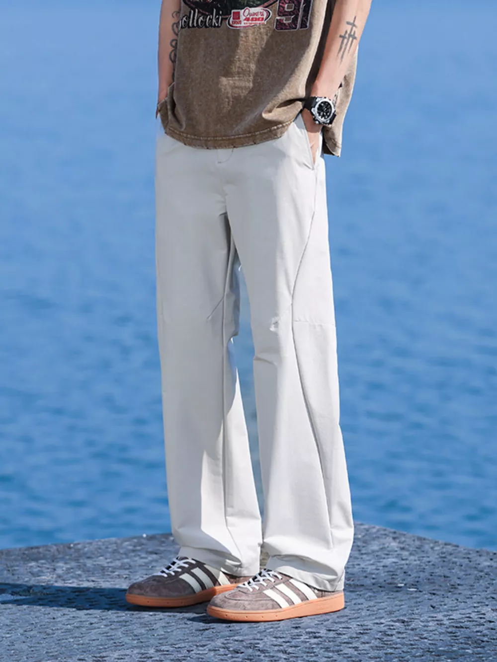 Men's Casual Loose-Fit Pants, image 5