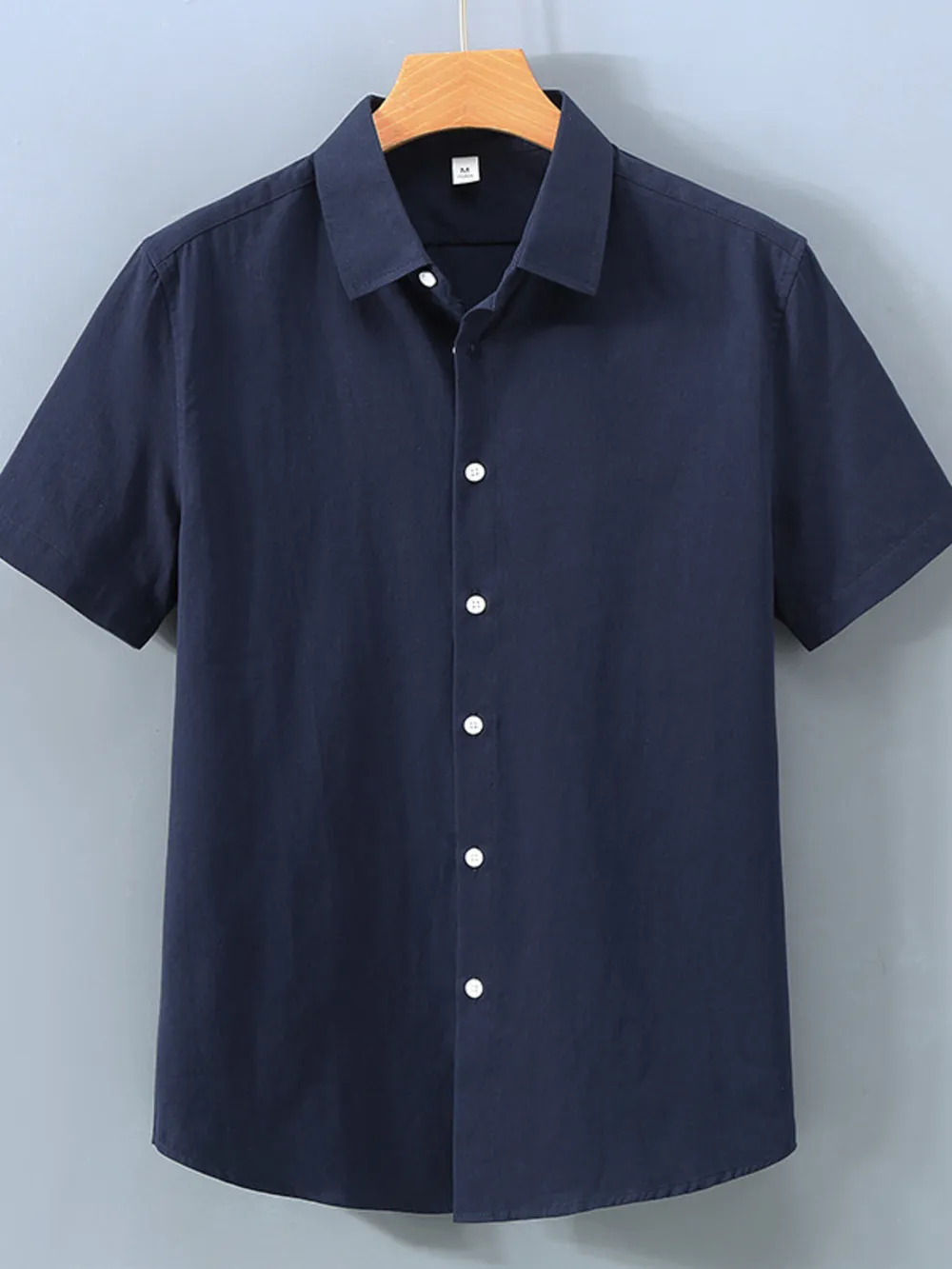 Men's Plus Size Short Sleeve Casual Shirt, image 7