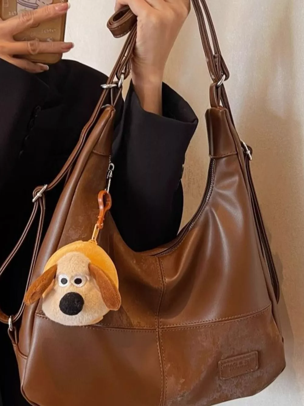 Vintage Style Hobo Shoulder Bag, image 4