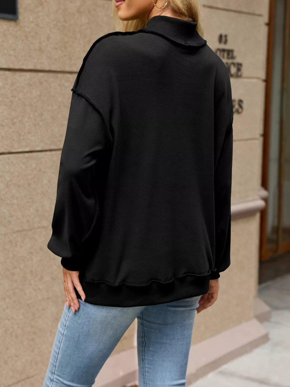 Loose Fit Crew Neck Sweatshirt, image 17