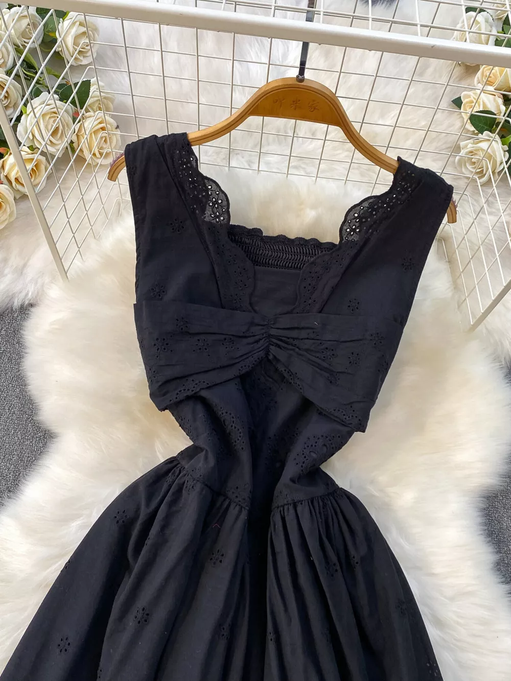 Lace Detail Sleeveless Dress, image 14
