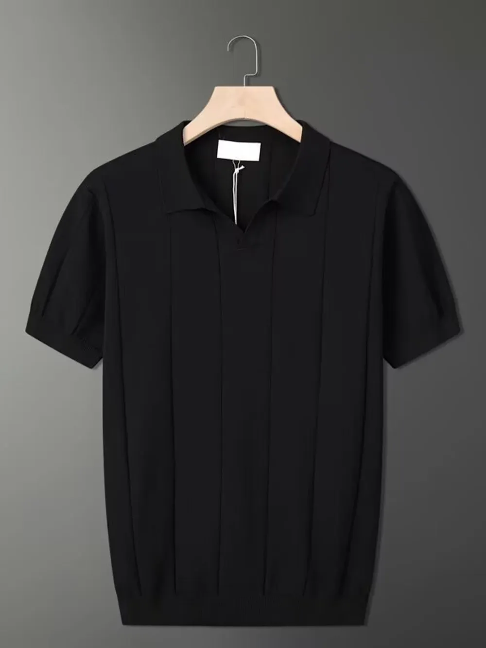 Men's Plus Size Collared Neck Short Sleeve Polo