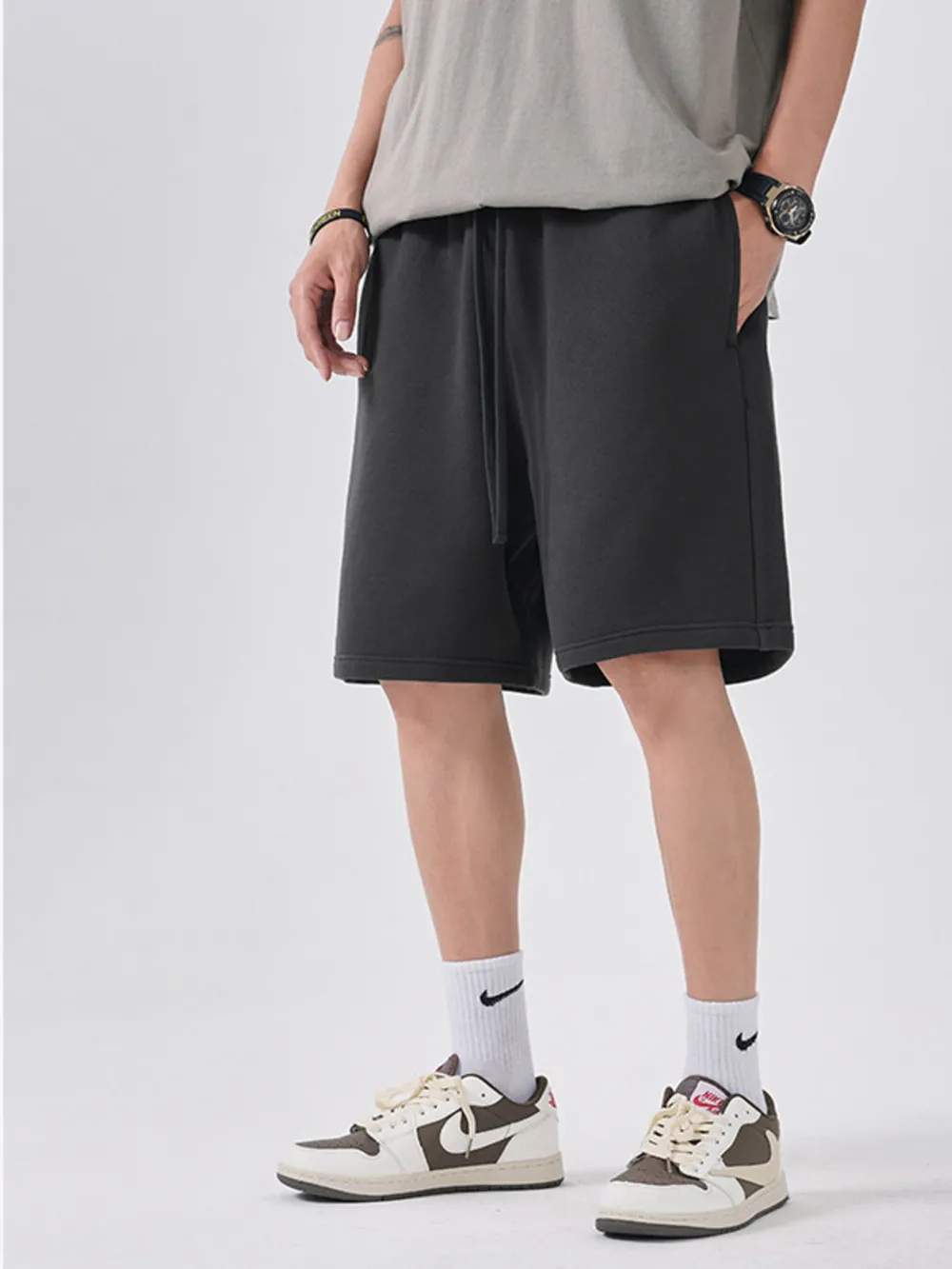 Men's Casual Drawstring Shorts, image 2