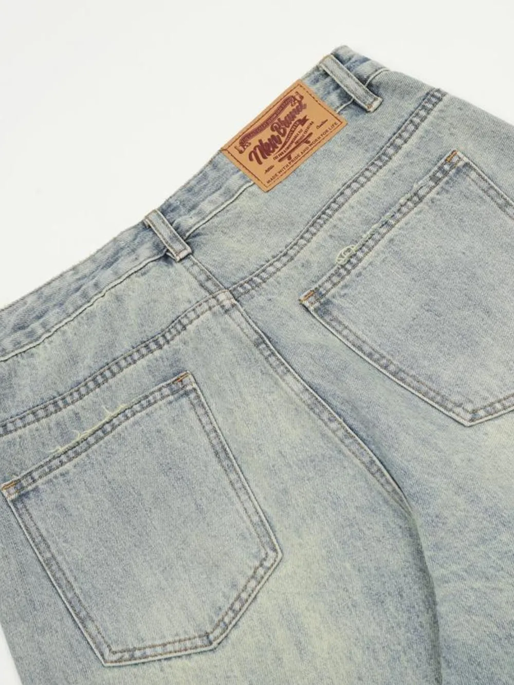 Men's Wide Leg Jeans, image 12