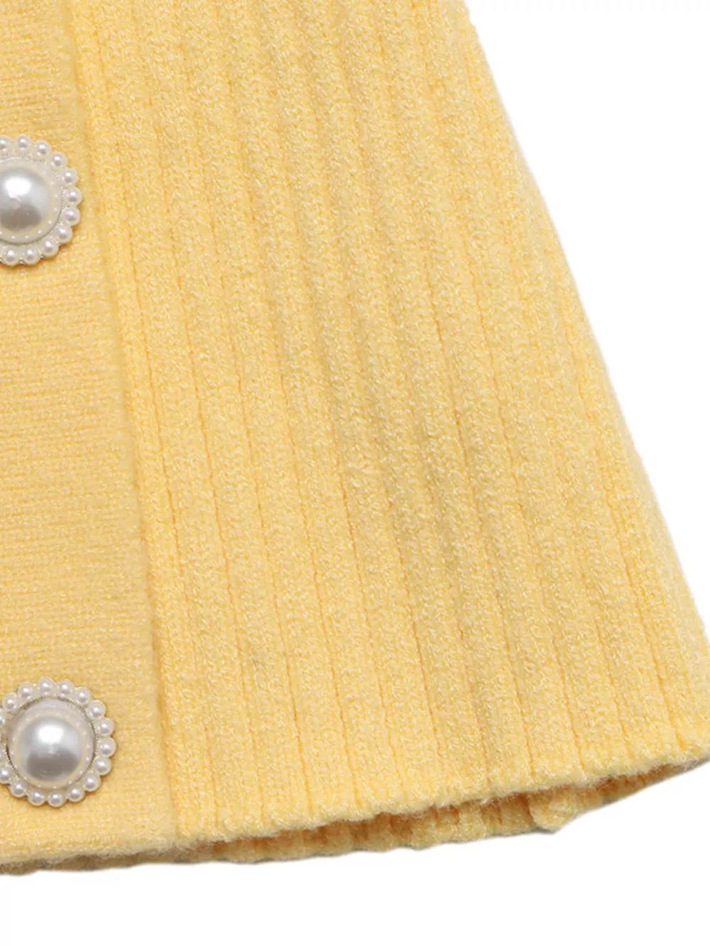 Asymmetrical Ribbed Button Up Cardigan, image 8