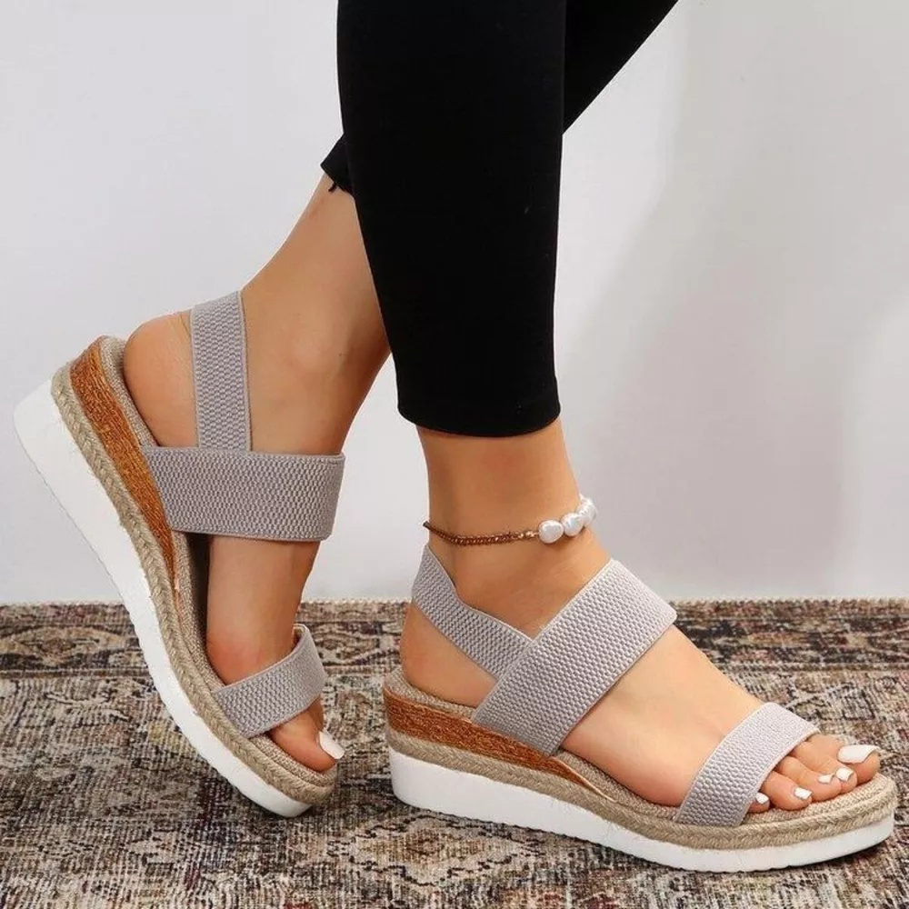 Open Toe Wedge Sandals, image 6