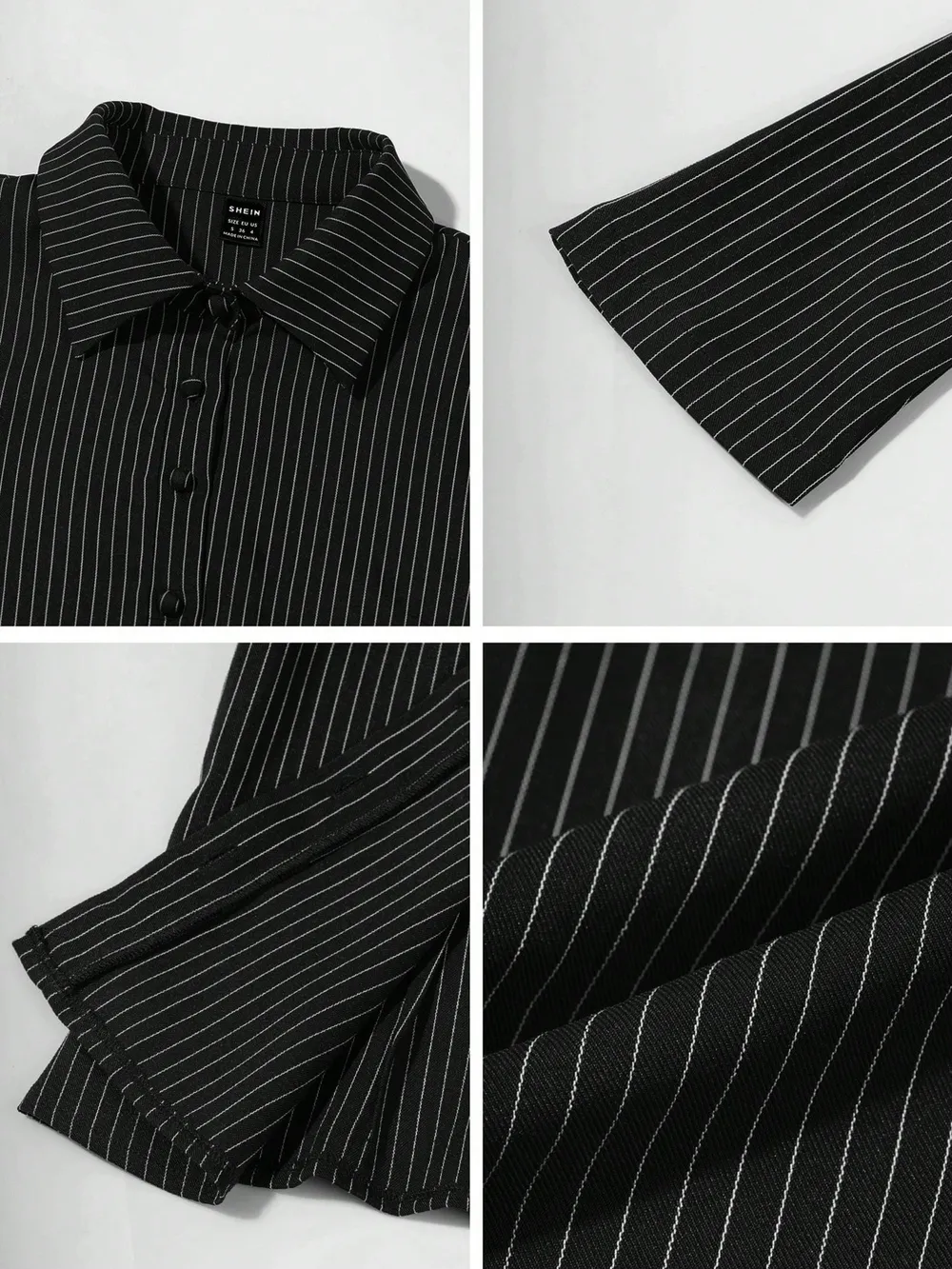 Striped Button Up Long Sleeve Shirt, image 13