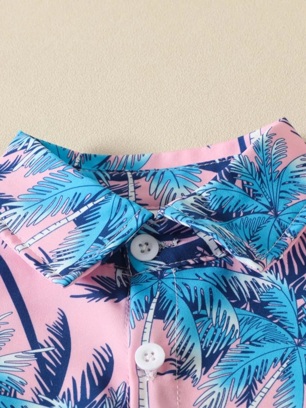 Children's Tropical Print Shirt and Shorts Set, image 4