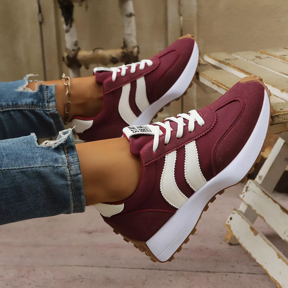 Round Toe Lace Up Sneakers, image 15