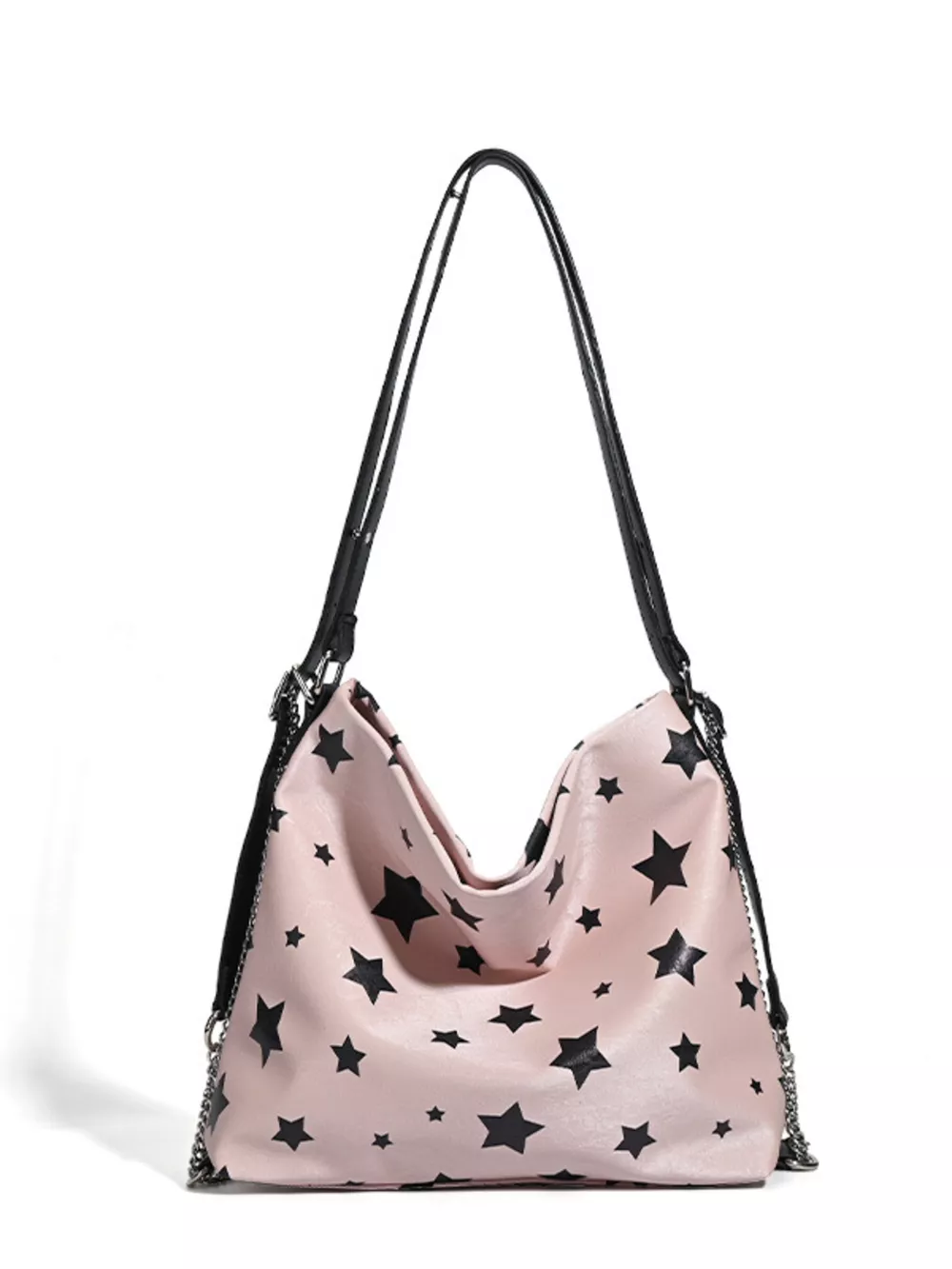 Star Print Chain Shoulder Bag, image 4