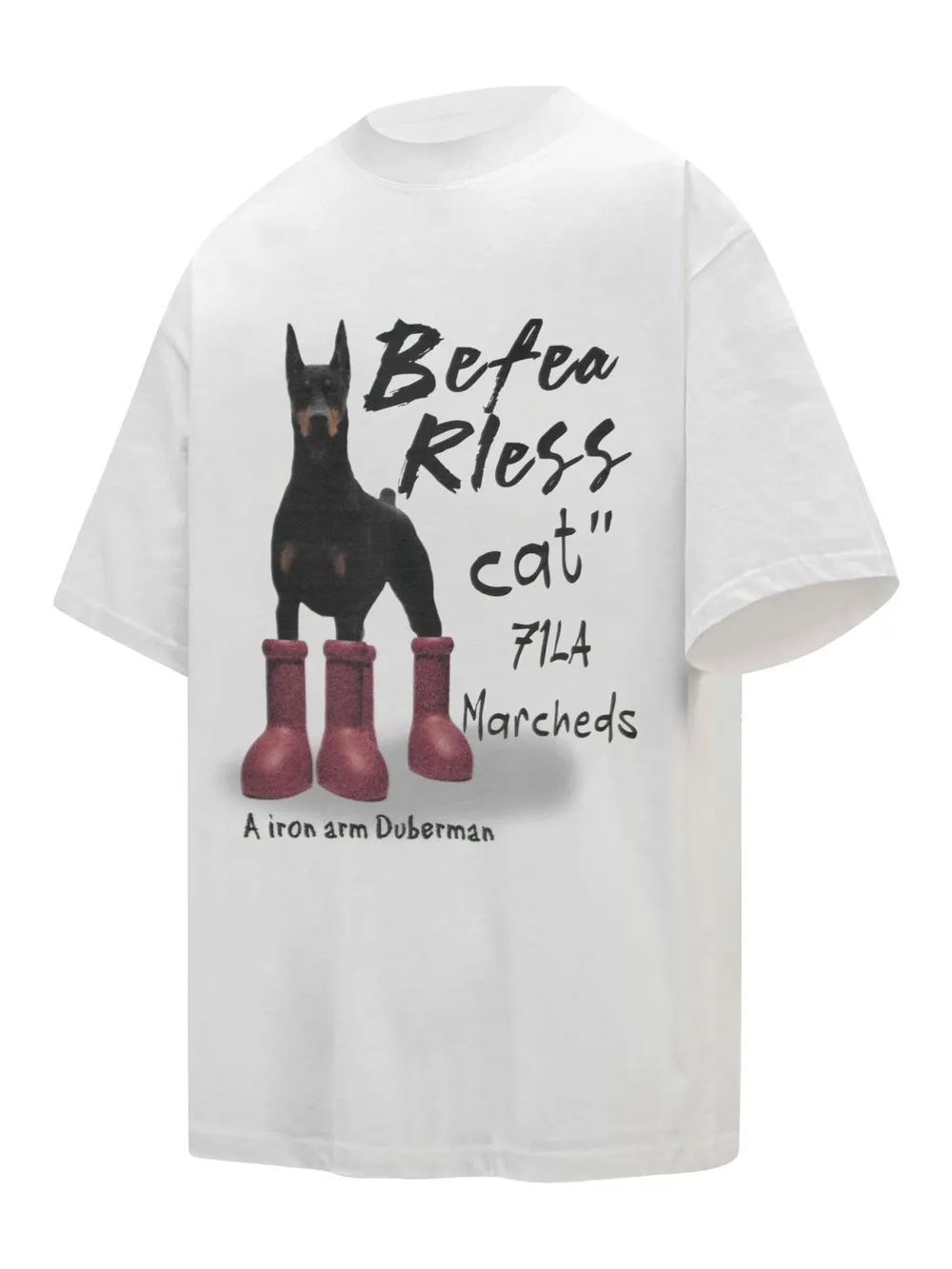 Men's Dog Short Sleeve Oversized T-Shirt, image 8