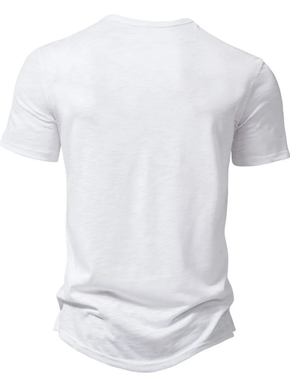 Men's Button Detail Short Sleeve Top, image 4