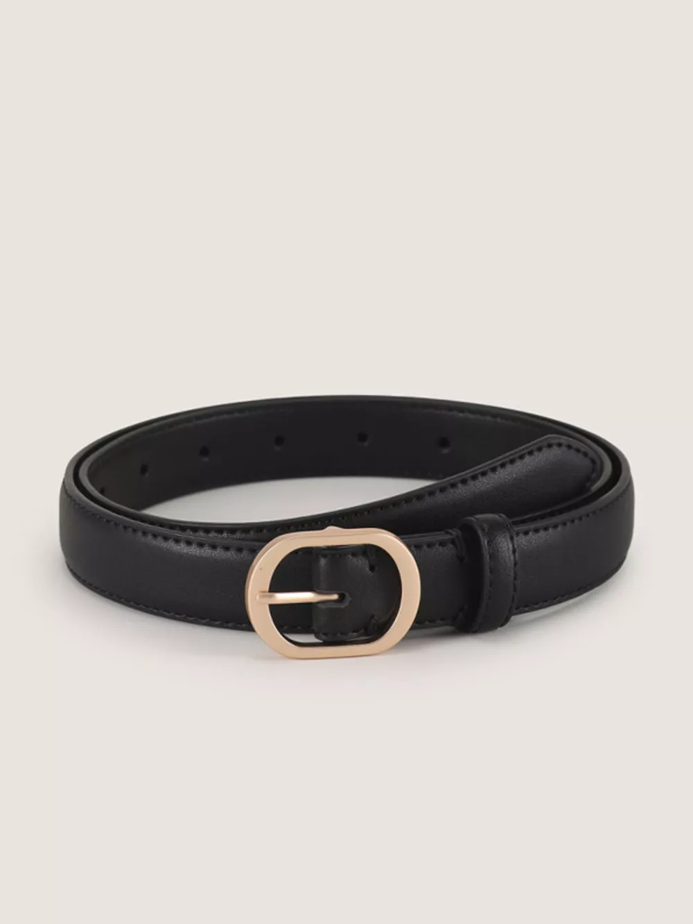 Elegant Oval Buckle Belt, image 4