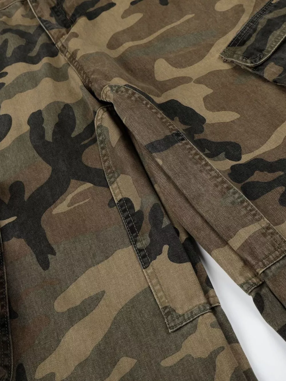 Men's High-Waisted Camouflage Cargo Wide-Leg Pants, image 11