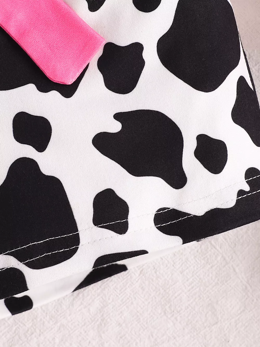 Children's Cow Print Tank Top & Shorts Set, image 6