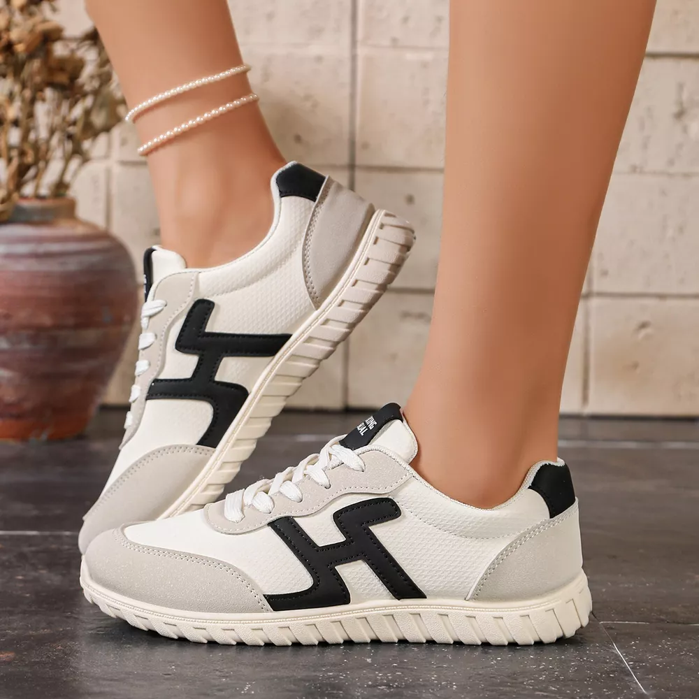 Round Toe Lace Up Sneakers, image 7